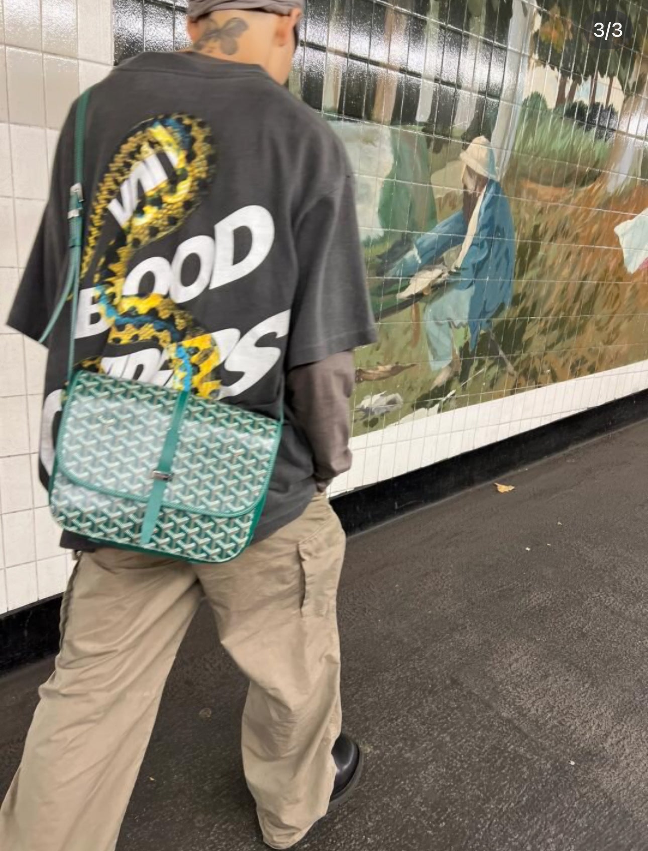 Goyard Belvedere MM 馬鞍郵差包/2195E2560 🍀🉐103400🇪🇺