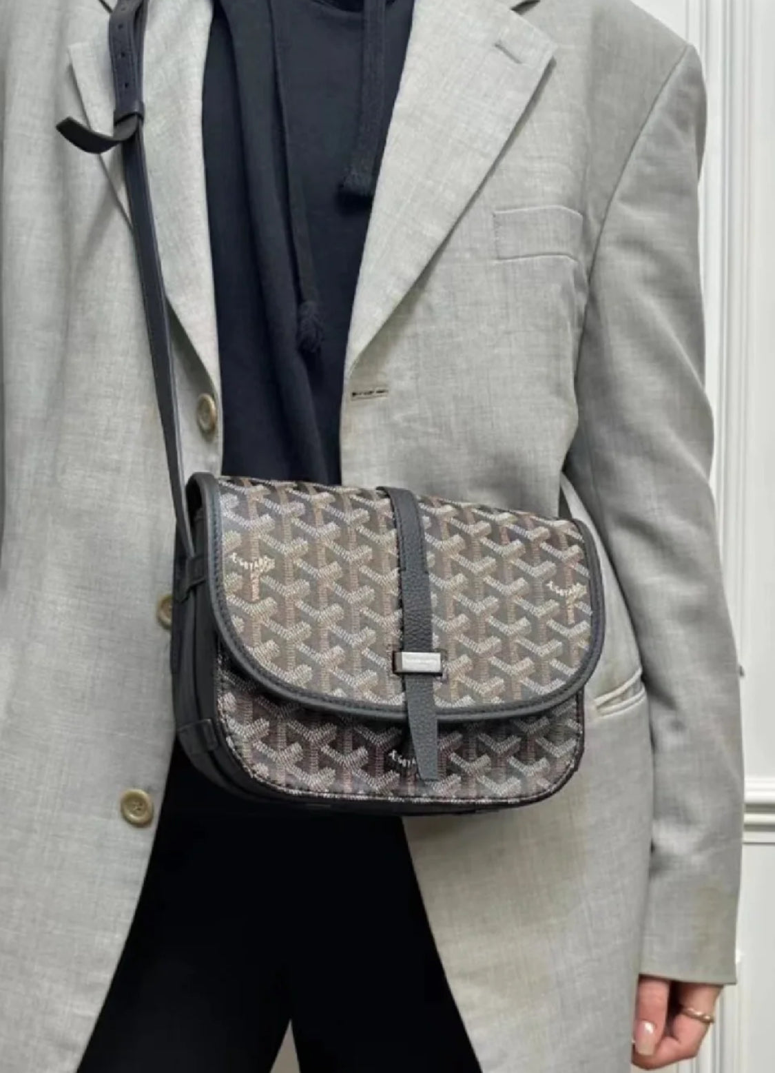 Goyard▪️Belvedere PM 馬鞍郵差包/2020E2300 🍀🉐93000🇪🇺