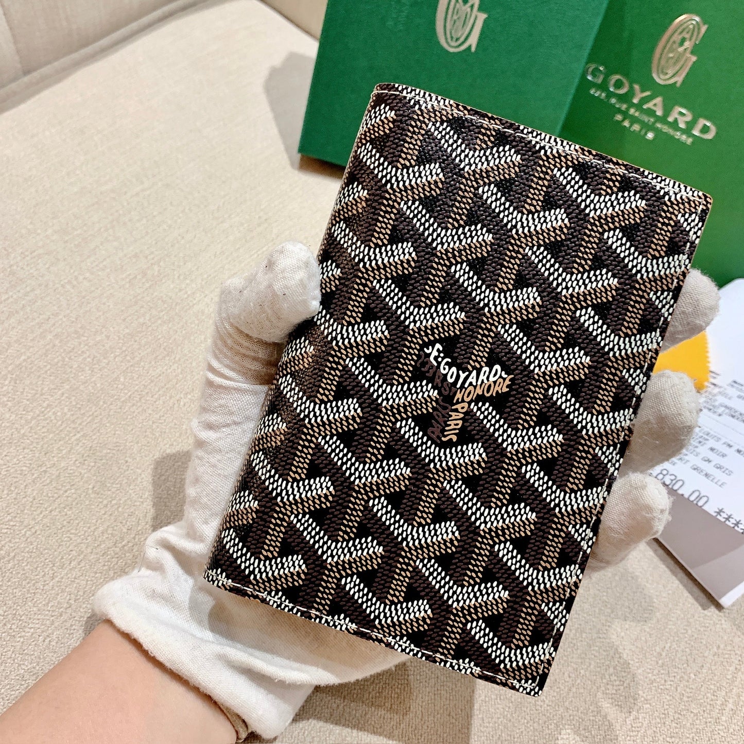 Goyard Grenelle Passport Holder 經典護照套/E585 🍀🉐24400🇪🇺