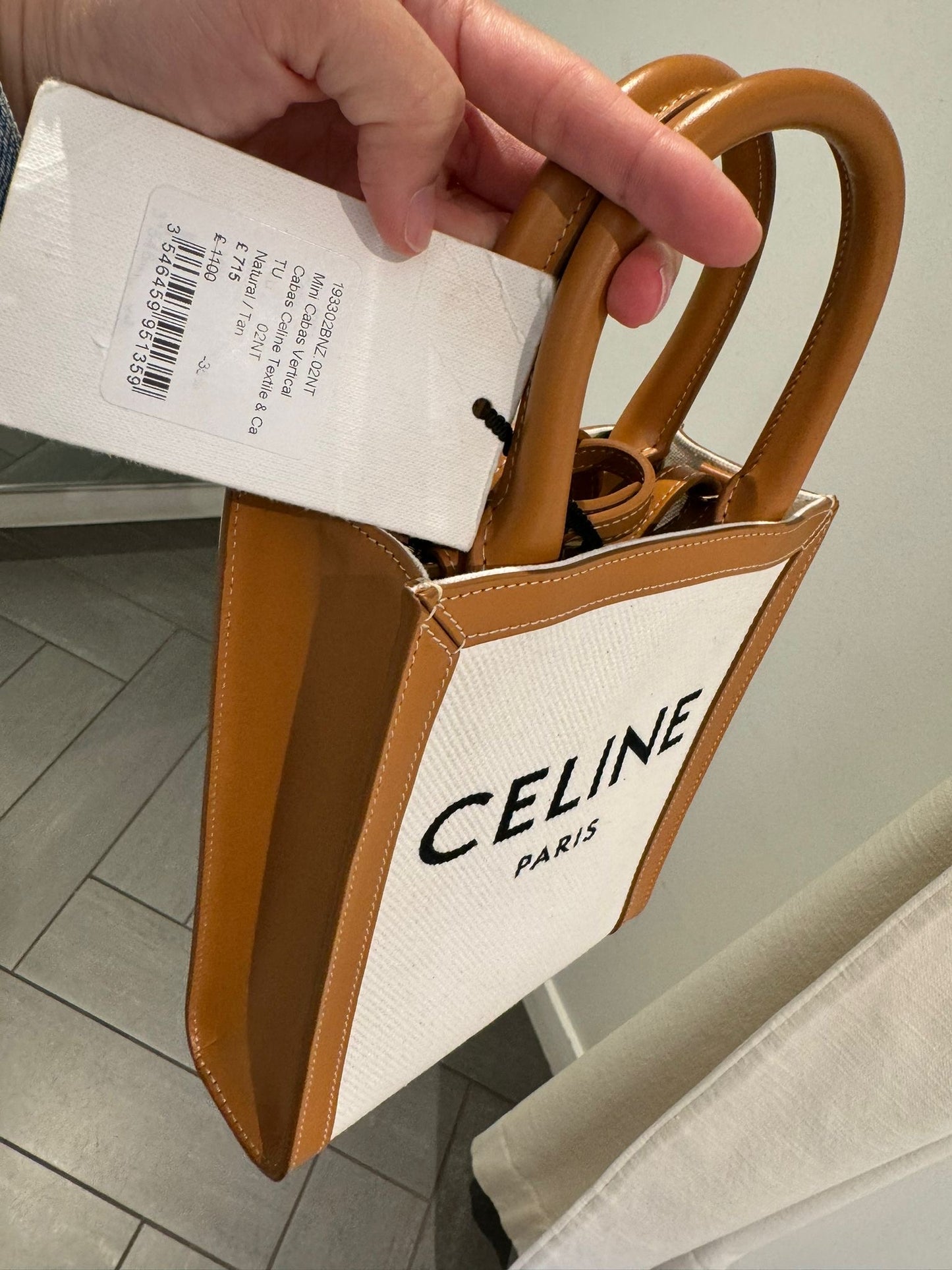 @Celine Mini Cabas Vertical 迷你款托特包/1100P572🔥折上九折🉐23970