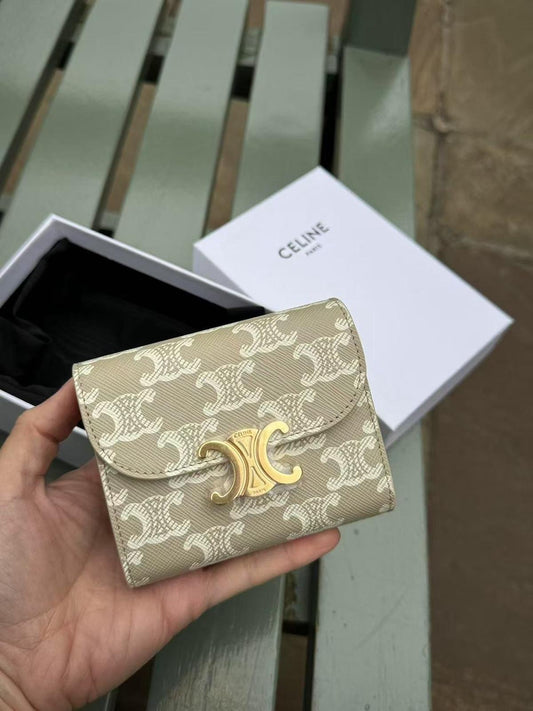 @Celine Outlet Wallet 白老花短夾