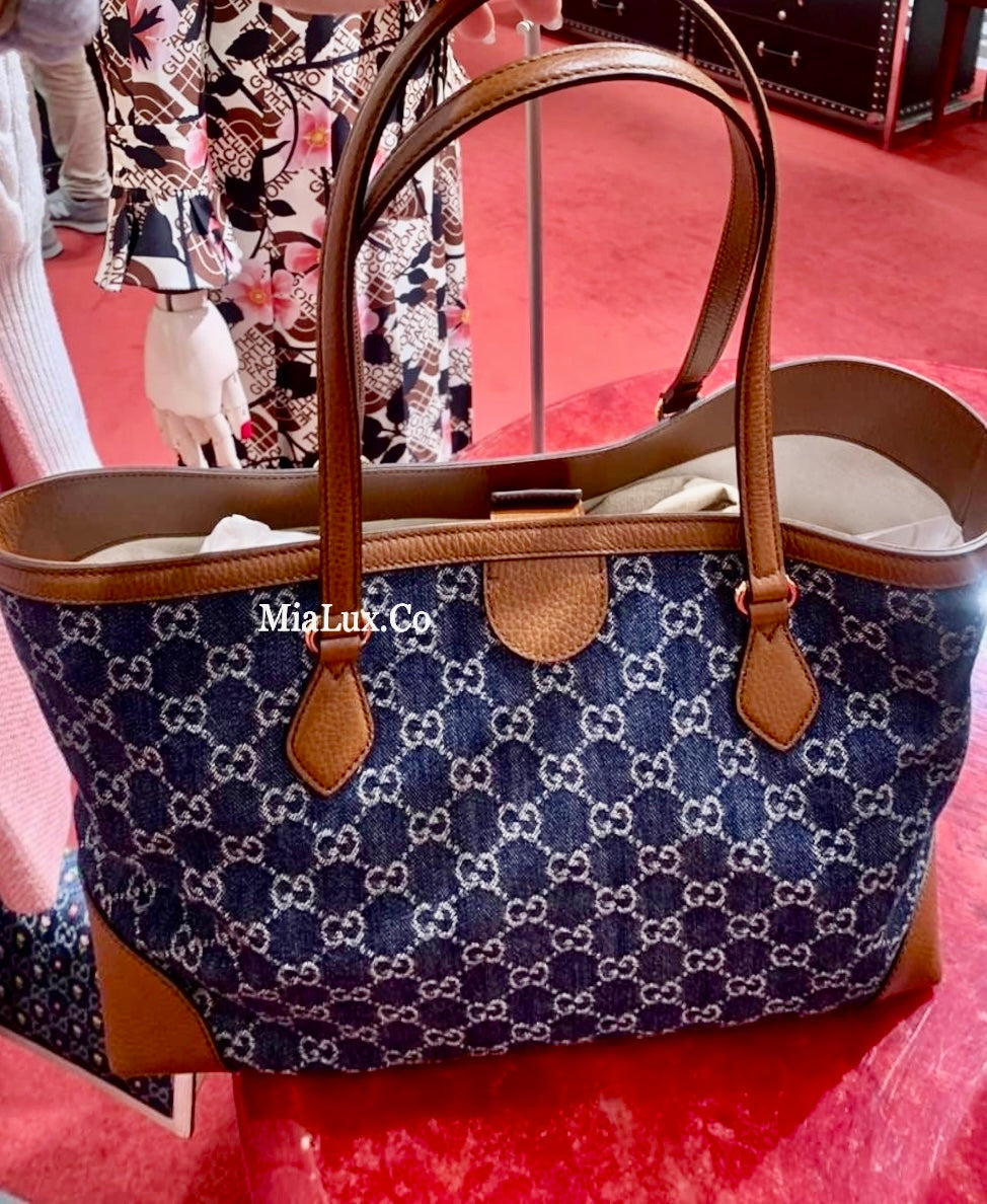 *@Gucci▪️Denim Ophidia 牛仔托特包/P850