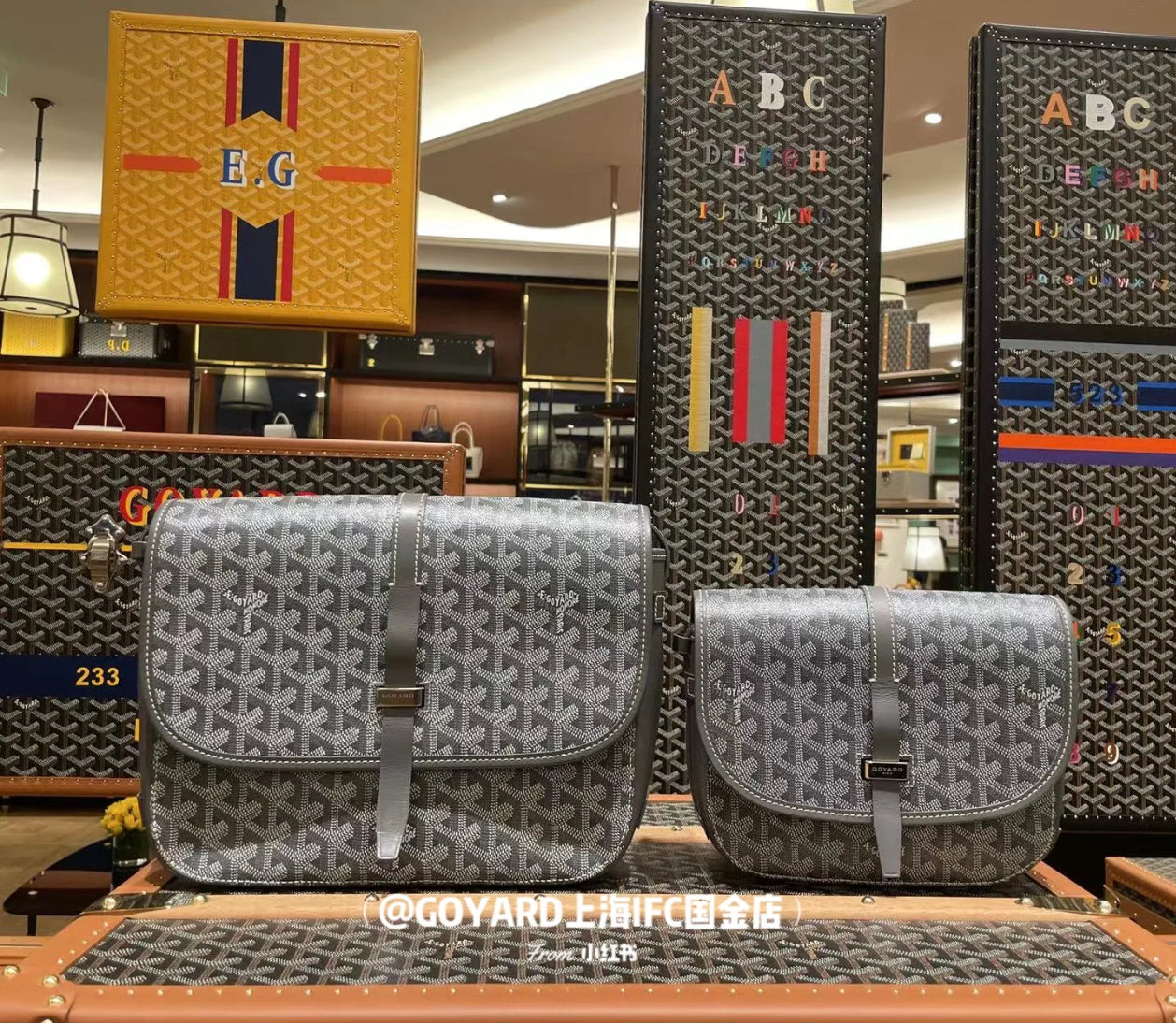Goyard Belvedere MM 馬鞍郵差包/2195E2560 🍀🉐103400🇪🇺