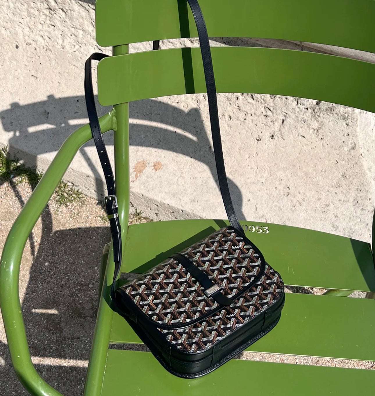 Goyard Belvedere MM 馬鞍郵差包/2195E2560 🍀🉐103400🇪🇺