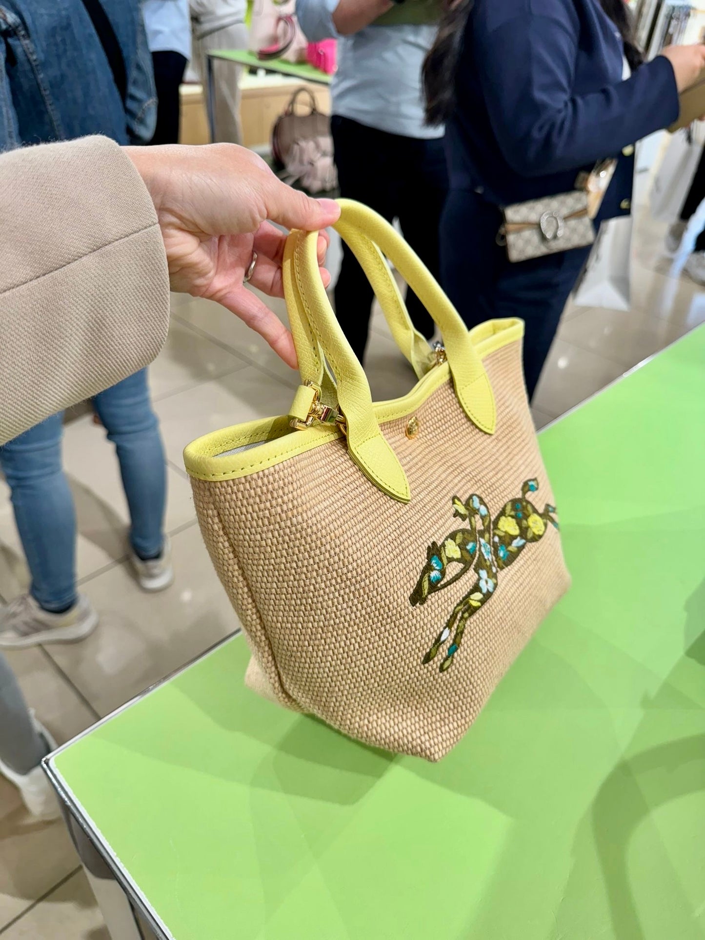 @Longchamp Le Panier Pliage S Basket 帆布手提包/205P101 🔔限時折🉐5350