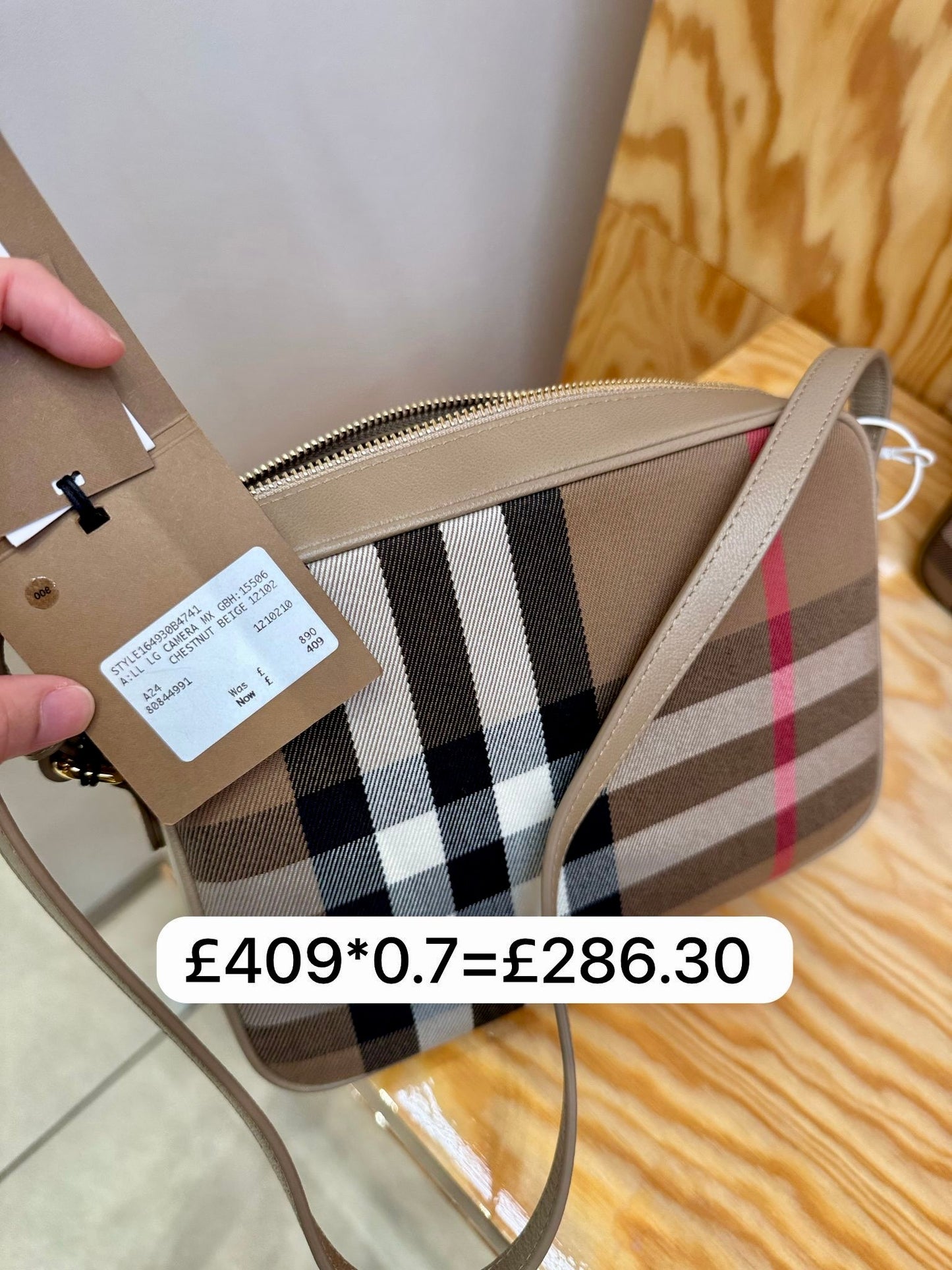 @Burberry Camera Bag 格紋相機包 🔥折上七折