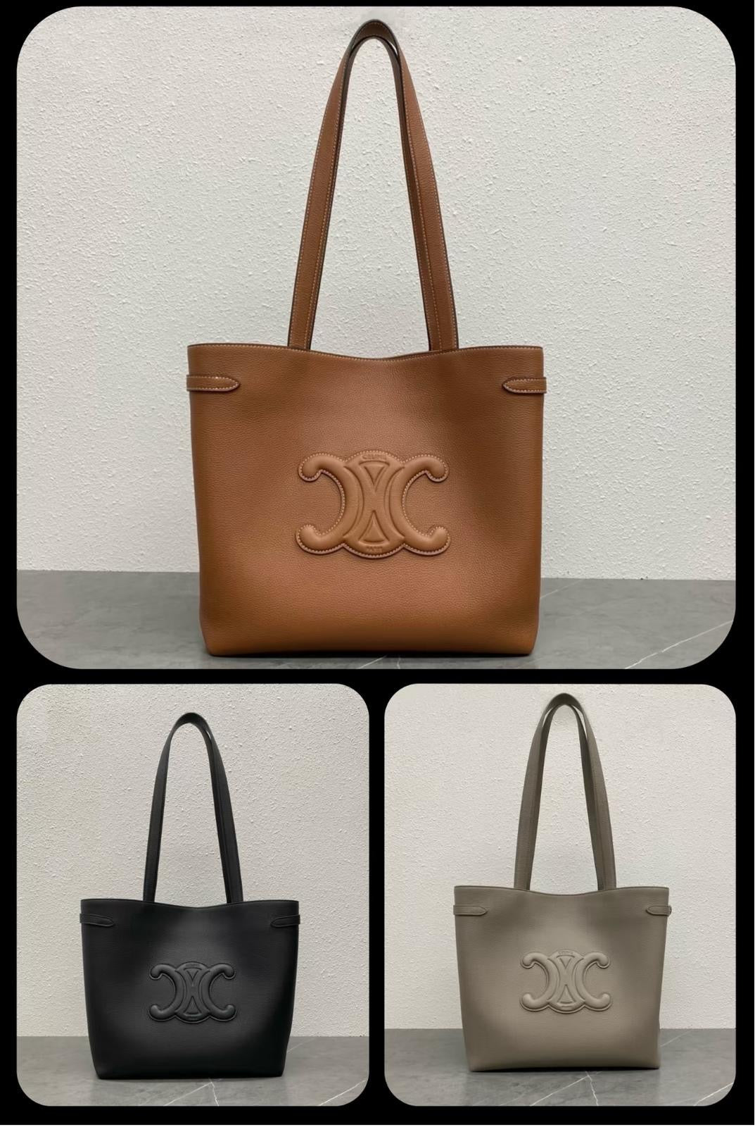Celine Anais Cuir M/Mini 中款/迷你皮革托特包/E2400E2000🇪🇺