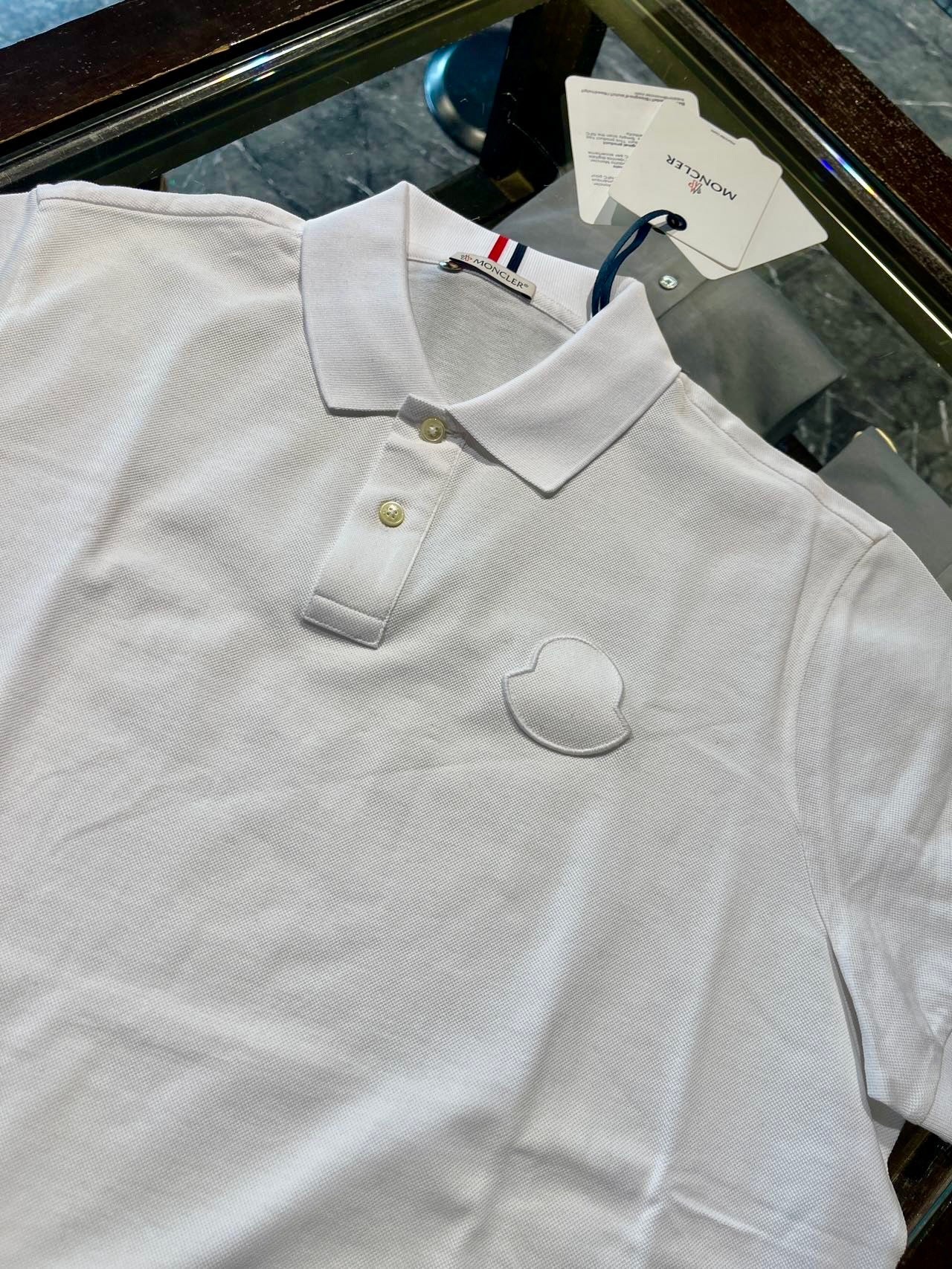 @Moncler Polo 男生款白標上衣/215P144 🔔限時折🉐7980