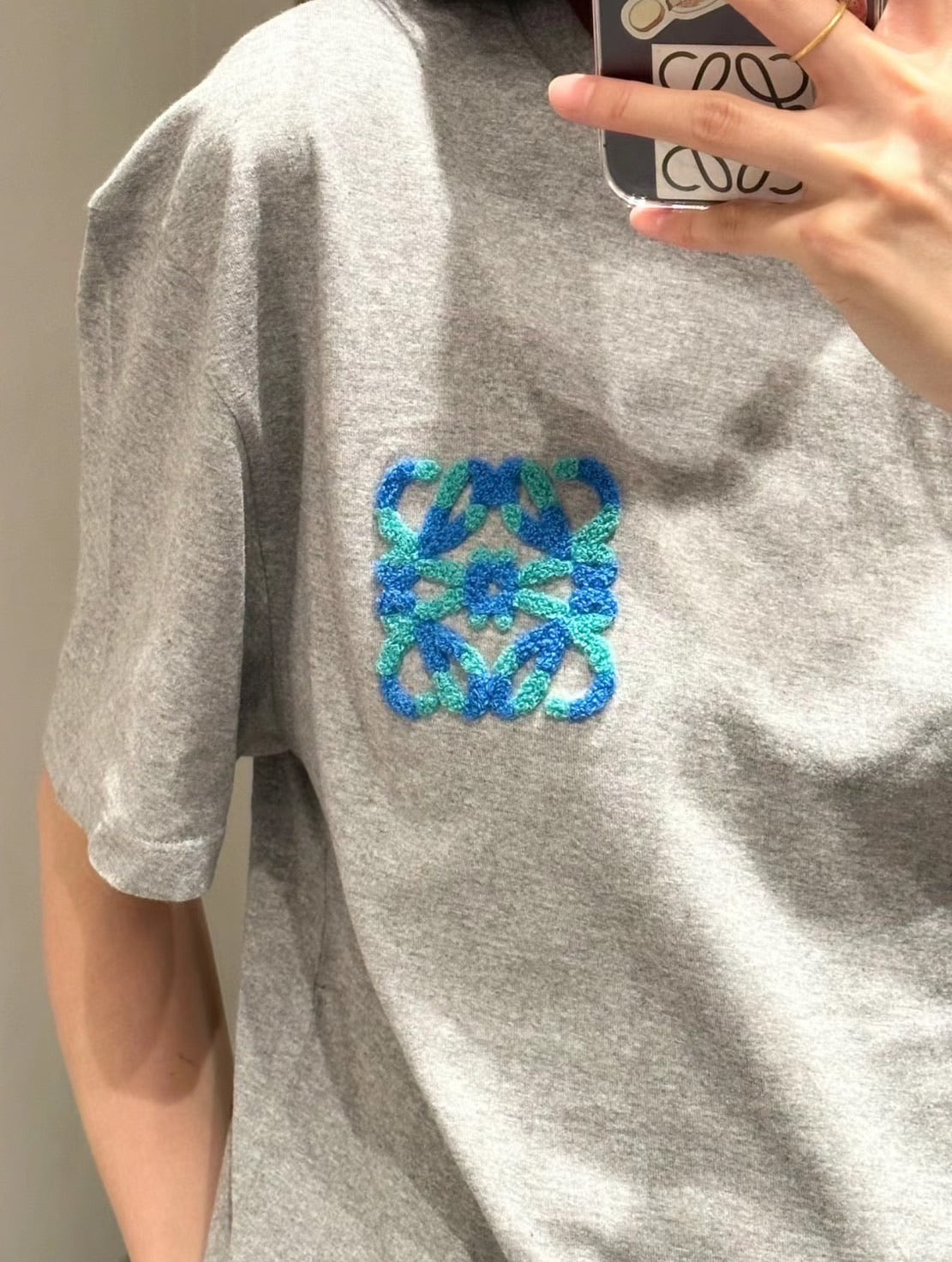 Loewe T 毛巾LogoT恤上衣/425