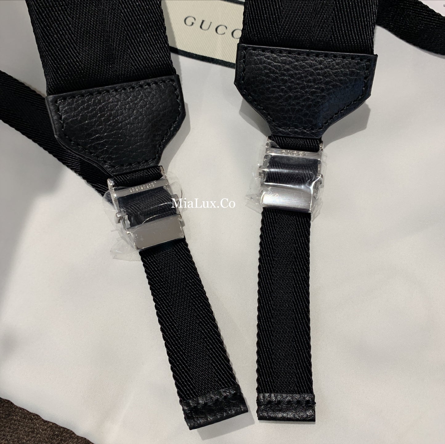 @Gucci Nylon 男生款黑後背包/P540