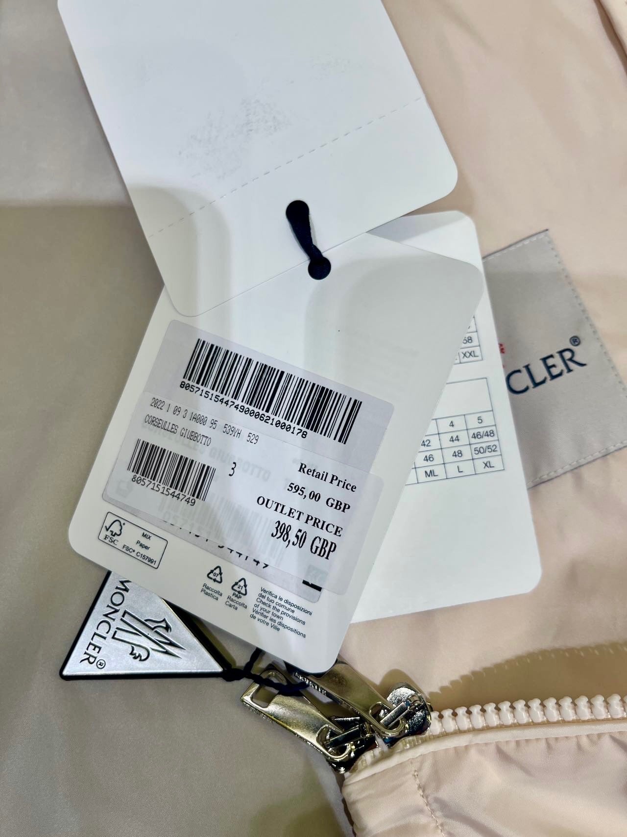 @Moncler Jacket 輕薄外套/595P399 🔔限時折🉐18760