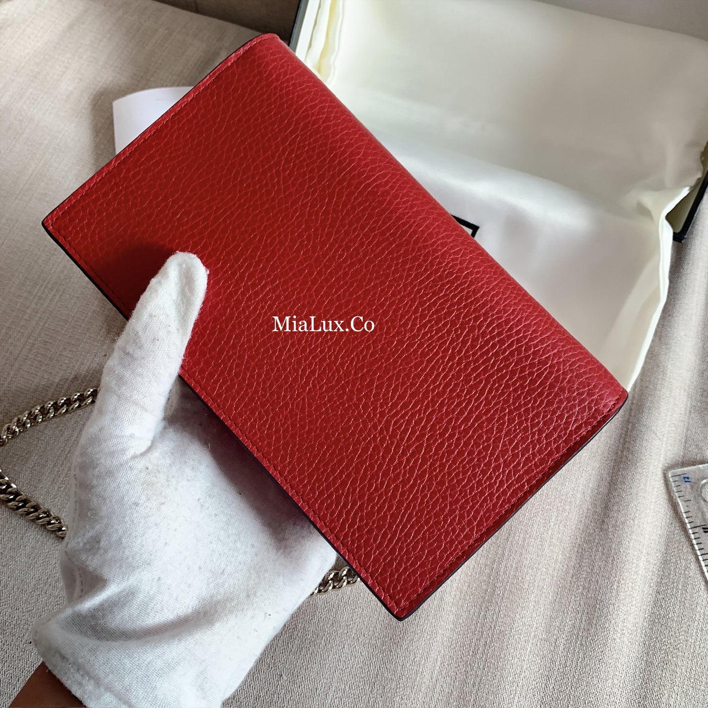 *@Gucci▪️GG WOC 雙G銀扣WOC包/P435 🔔限時折🉐20580