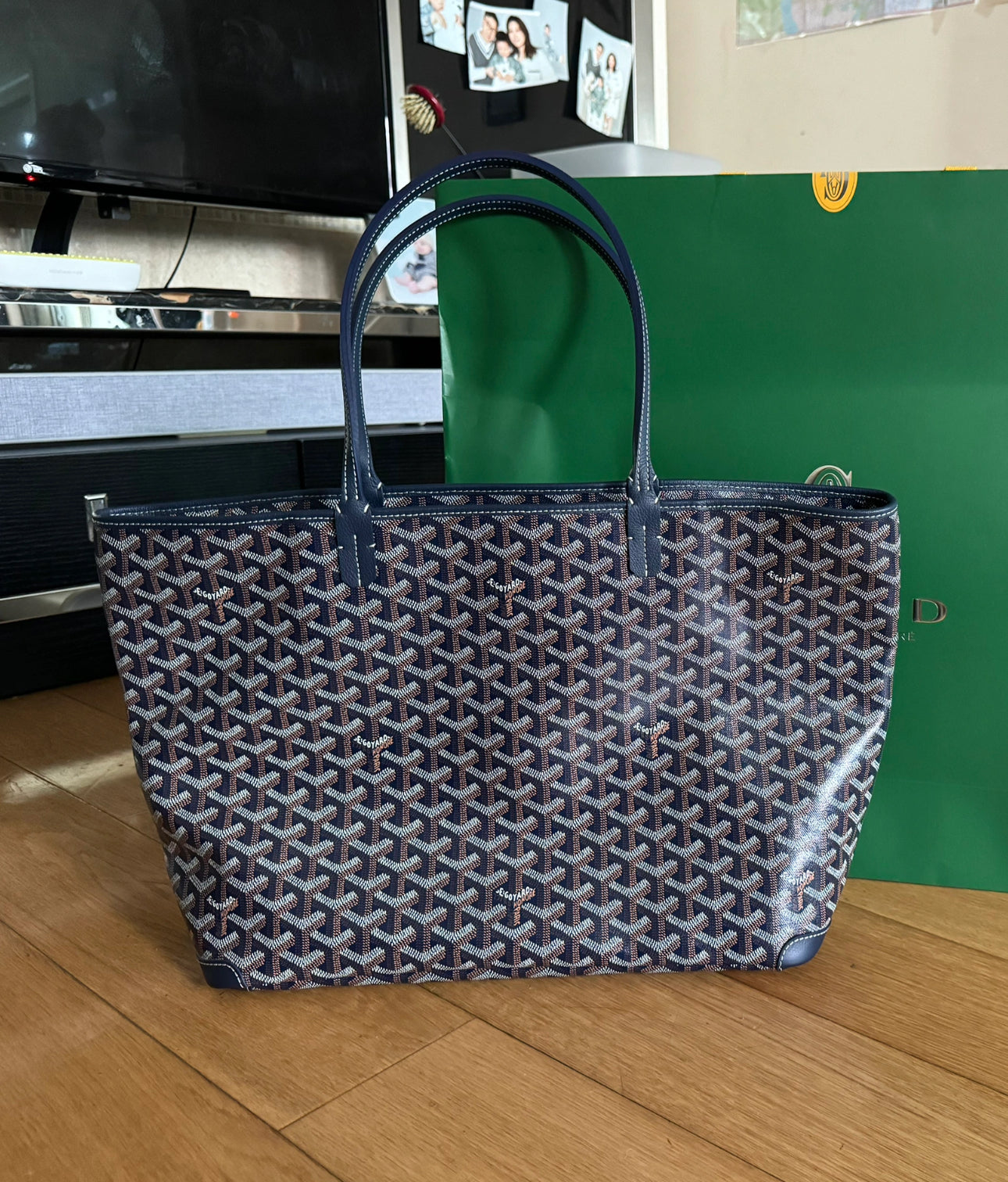 Goyard Saint Louis PM 經典托特包/1270E1450 🍀🉐58150🇬🇧