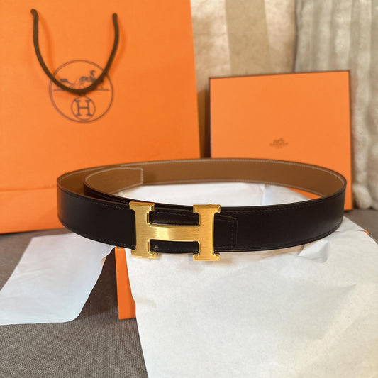 *現貨*Hermes Belt 女款雙面H-32mm皮帶Epson皮 P23900 /T35000