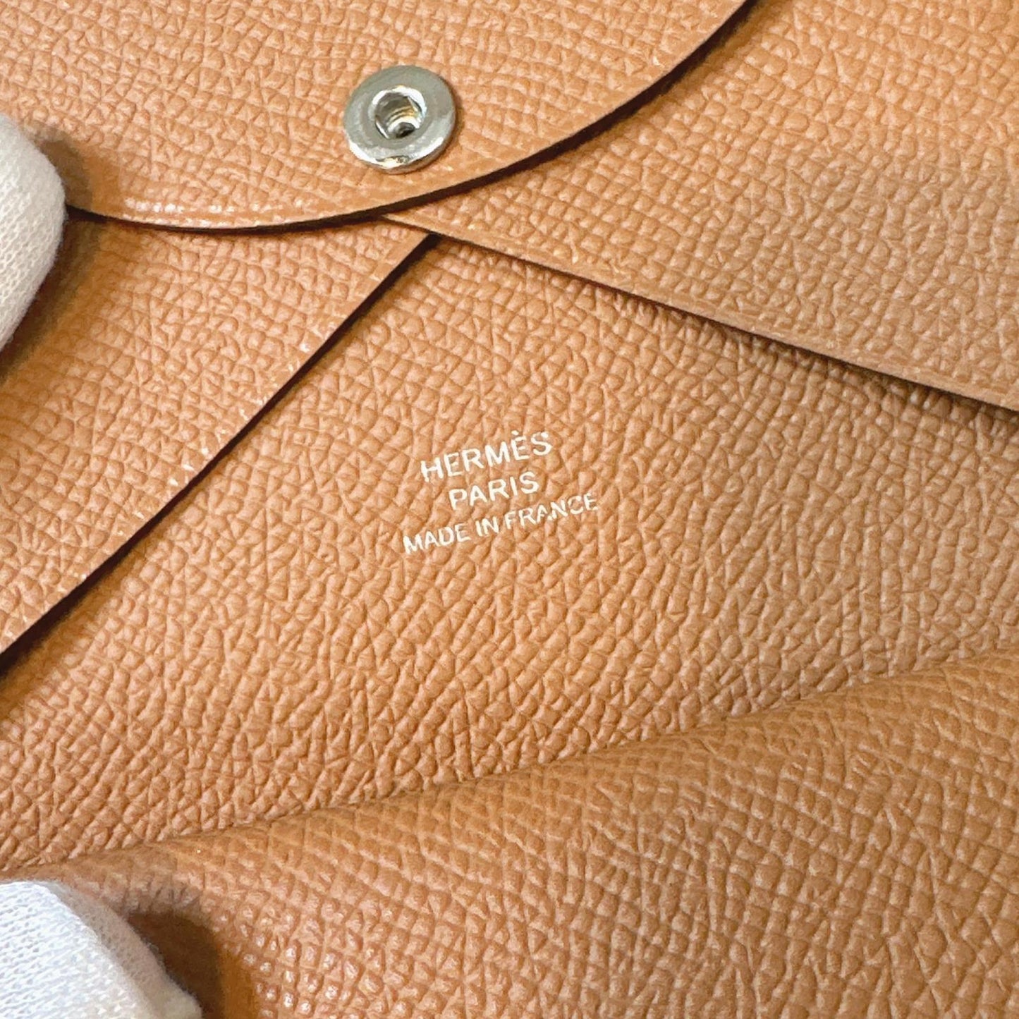 *現貨*Hermes Calvin Duo 金棕卡包 P18900 /T23800