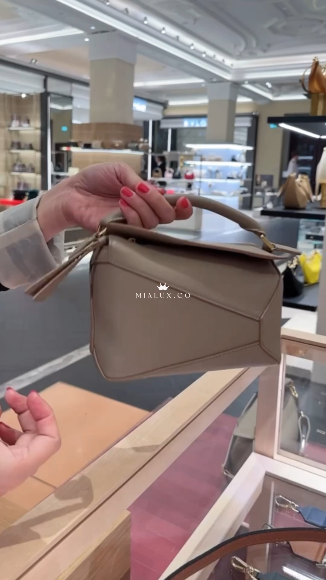 Loewe▪️Puzzle Bag S 小款軟粒面牛皮拼圖包/2550