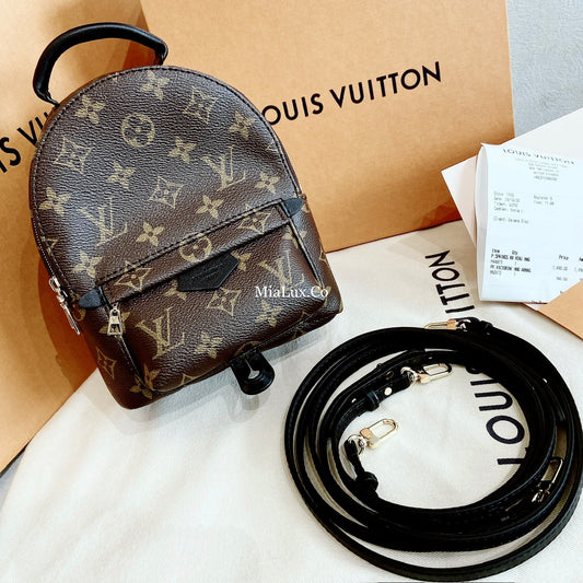 LV▪️ Palm Springs Mini 老花後背小書包/1860E2050✨🉐74800🇪🇺