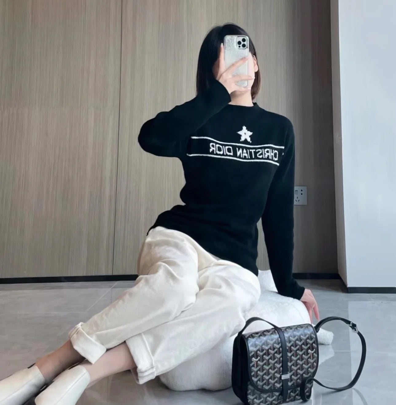 Goyard Belvedere MM 馬鞍郵差包/2195E2560 🍀🉐103400🇪🇺