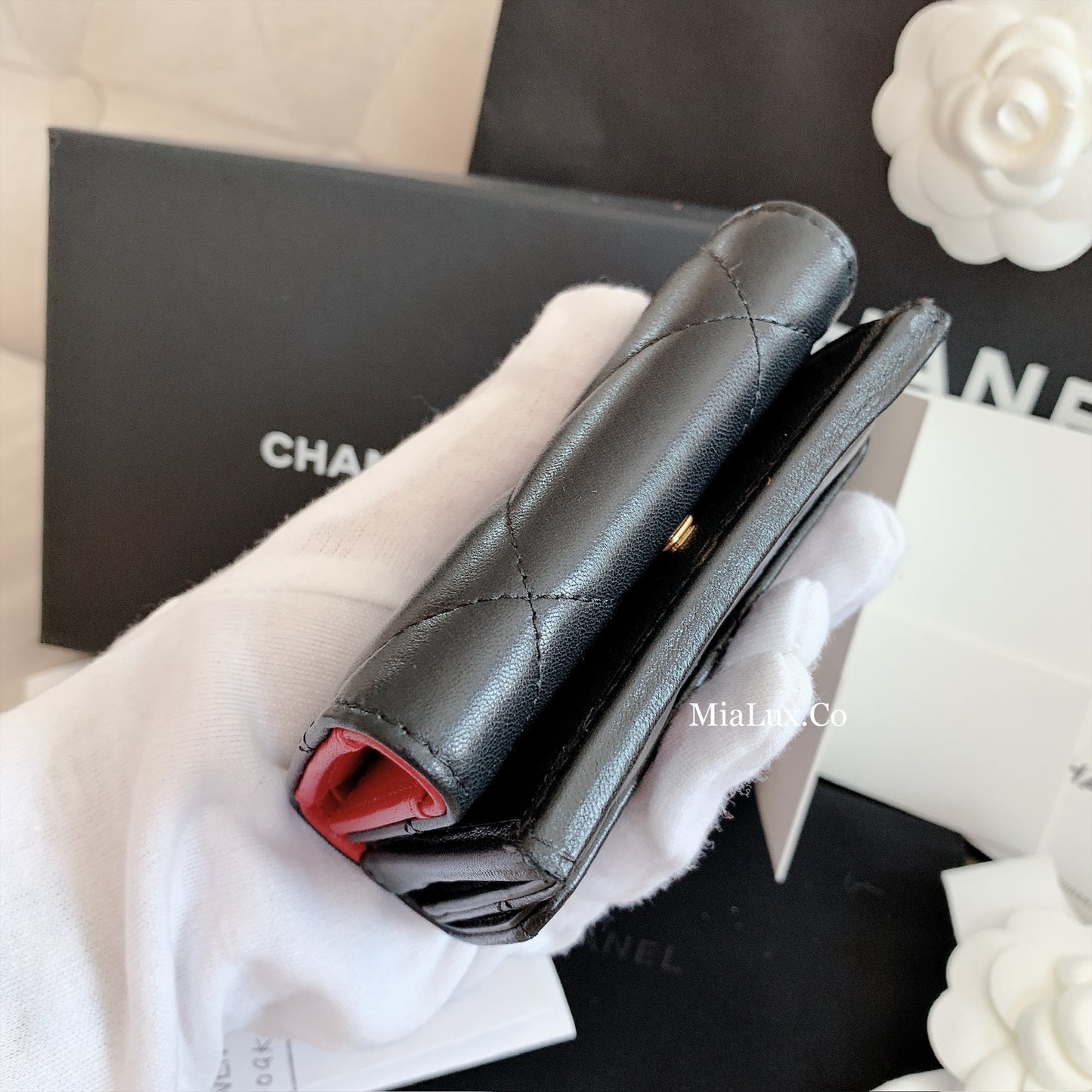 CHANEL▪️19 翻蓋雙層短夾 -