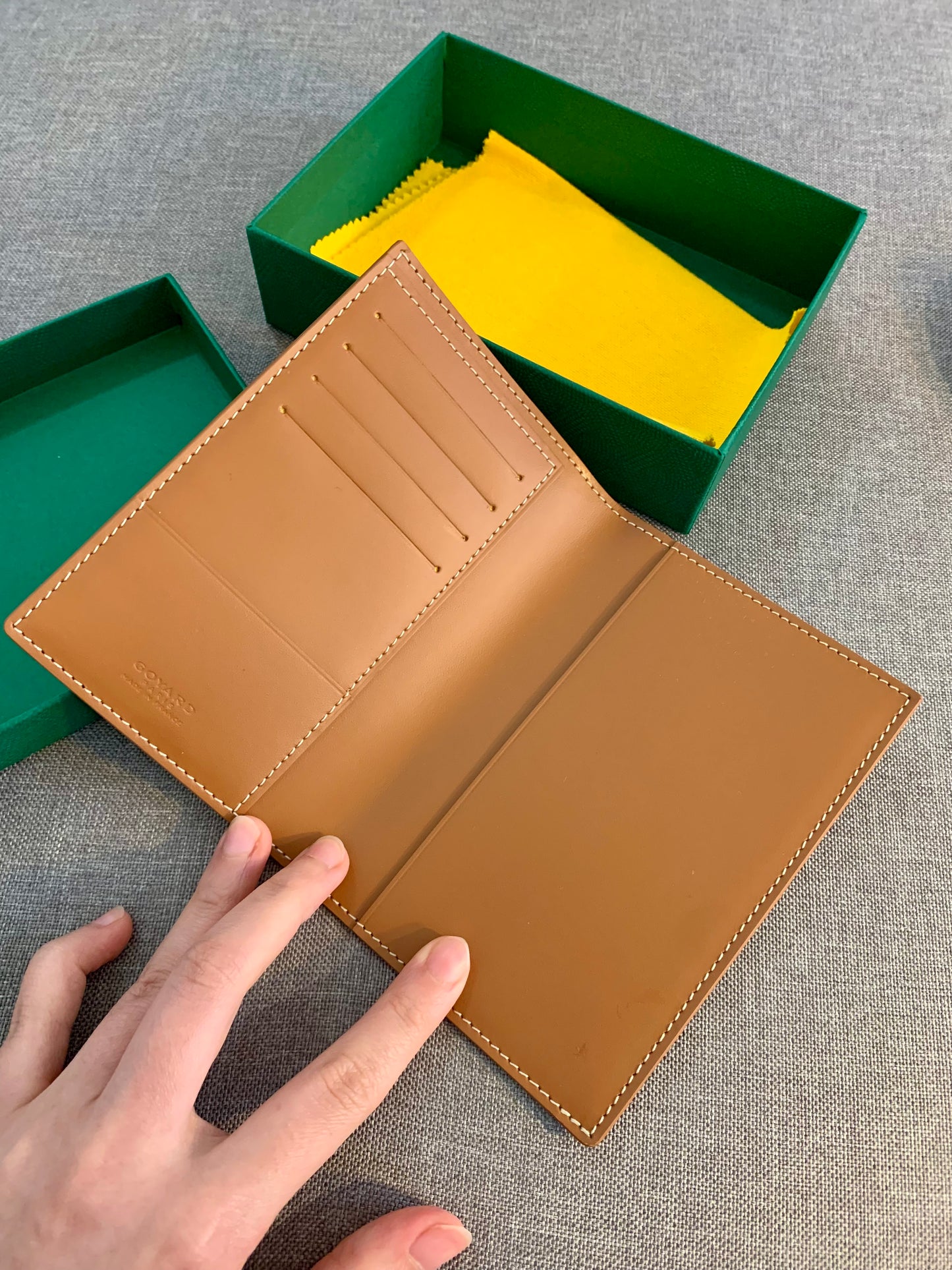 *現貨*Goyard Grenelle Passport Holder 黑棕護照夾 特價✨🉐26800
