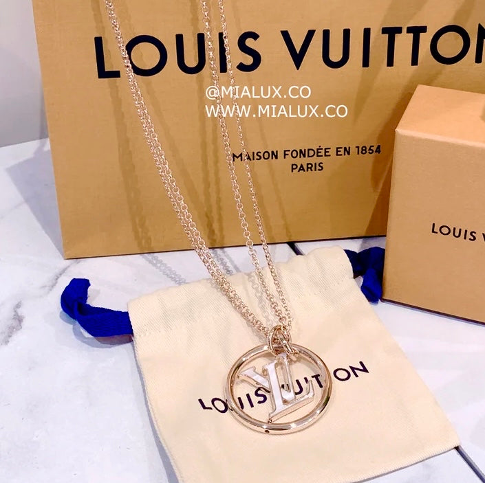 ❌LV Stellar 圓形logo項鍊/770 ✨優惠🉐31800