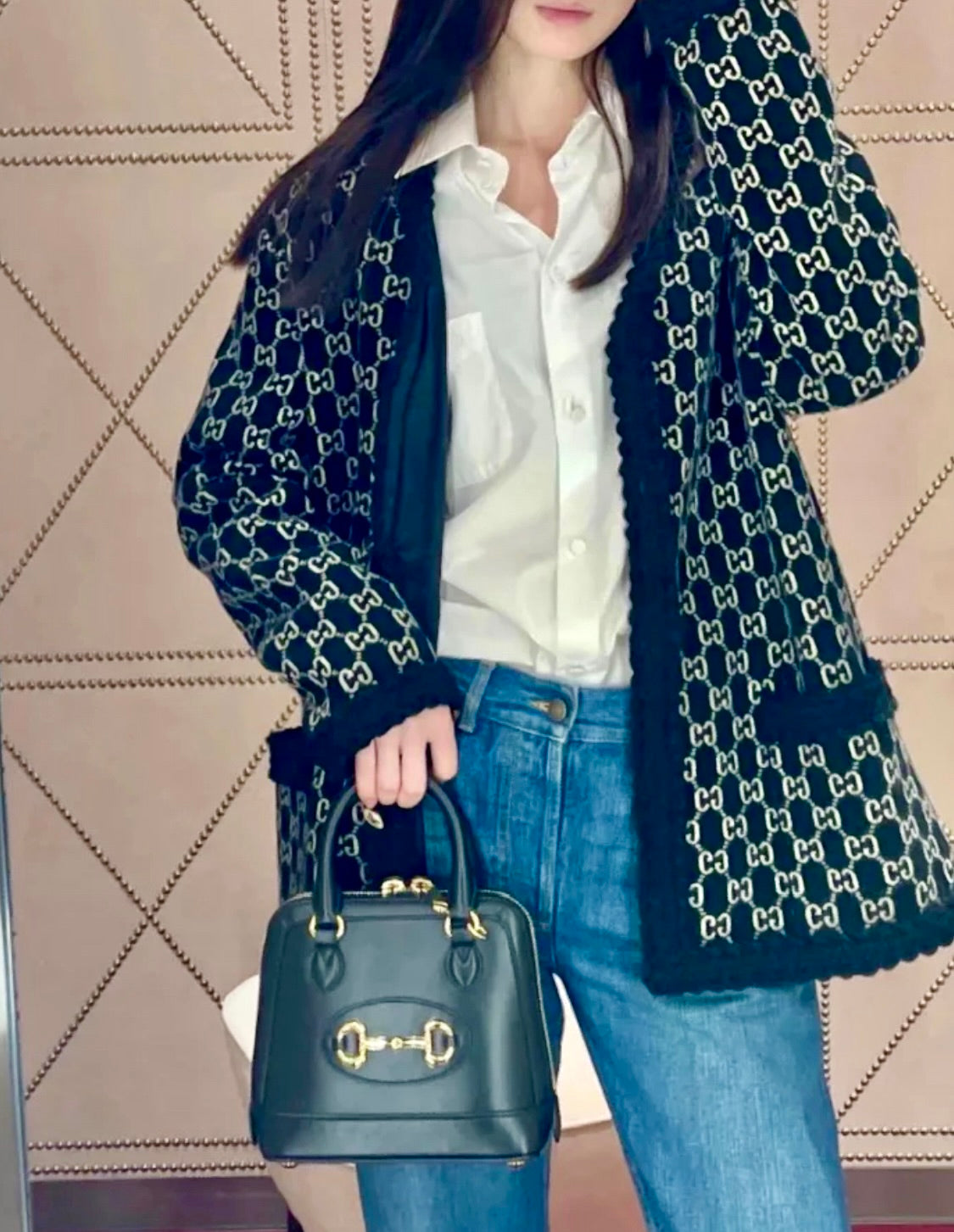 @Gucci▪️1955 Horsebit Mini 迷你款手提包/1730P1215 🔔限時折🉐55680