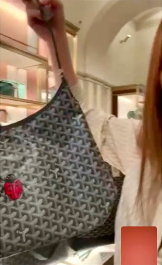 Goyard▪️Boheme Hobo 限量款小瓢蟲彩繪單肩包/E2160 🉐88000🏷️(長等款)