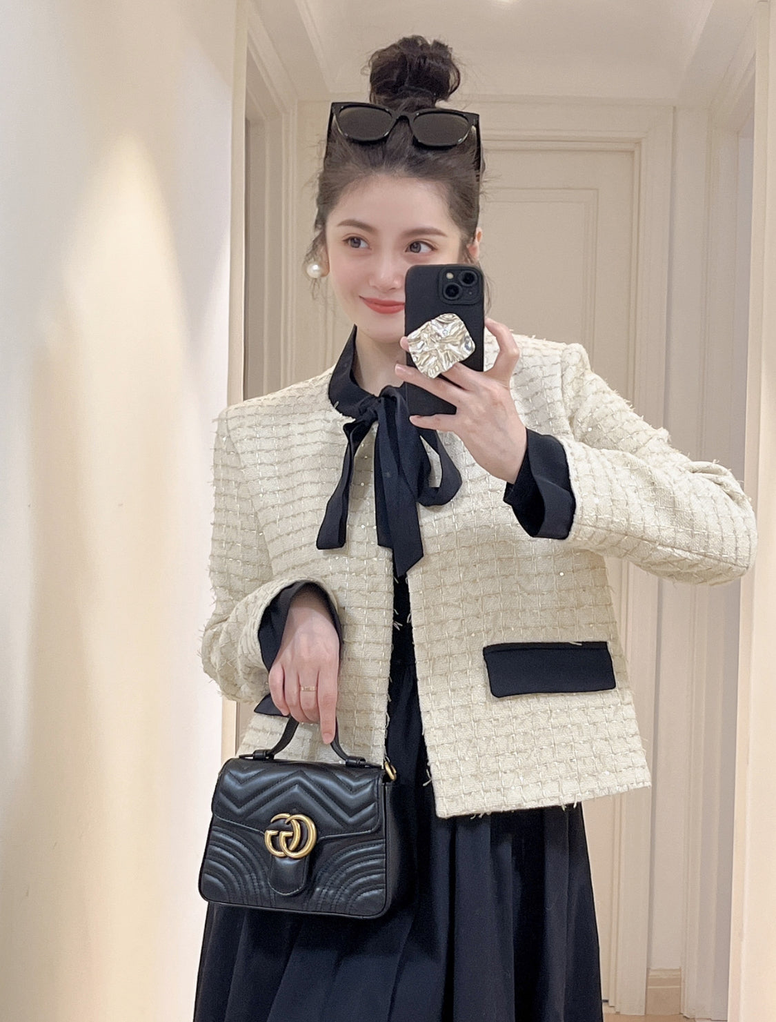 Gucci GG Marmont Handle Mini 醫生郵差包/1780 🉐72200