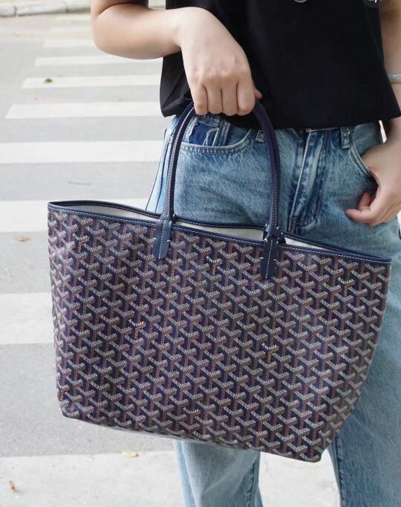 Goyard Saint Louis PM 經典托特包/1270E1450 🍀🉐58150🇬🇧
