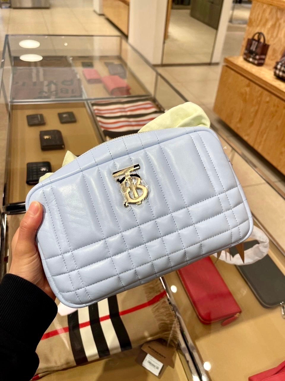 ❌@Burberry Lola TB Mini 相機包-藍/P389 🔥折上七折🉐13250