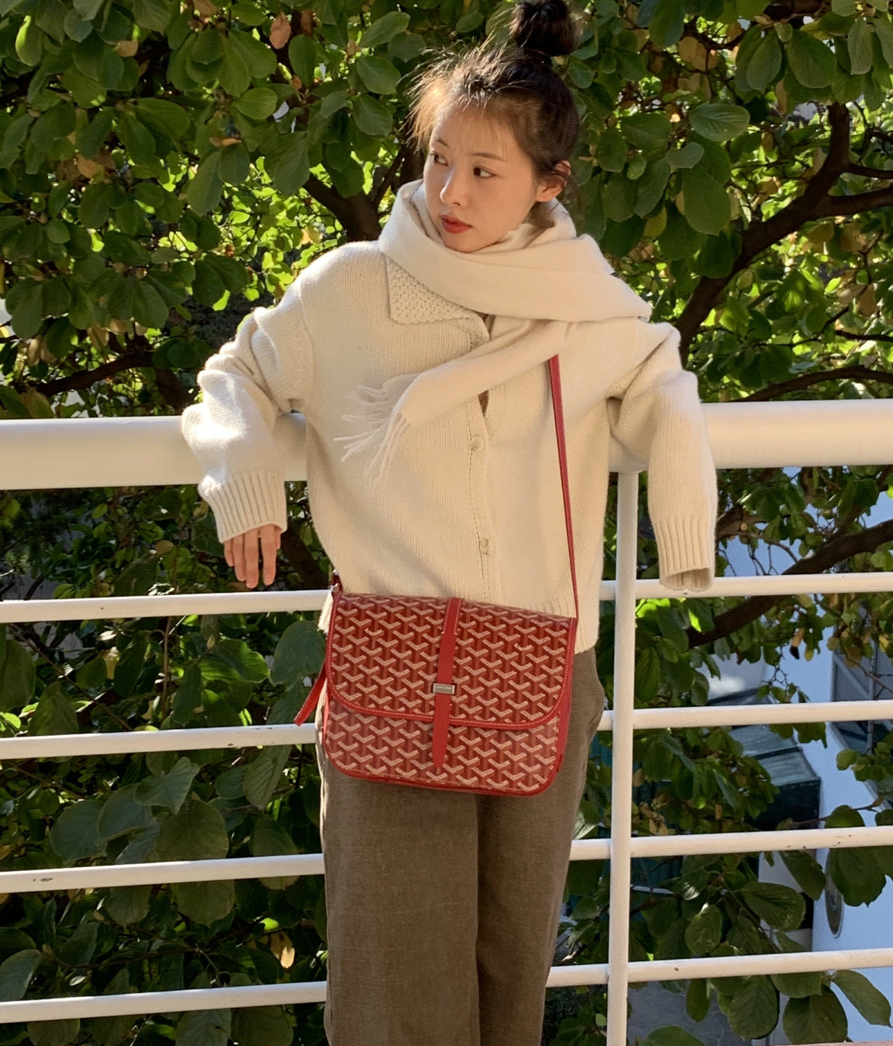 Goyard Belvedere MM 馬鞍郵差包/2195E2560 🍀🉐103400🇪🇺