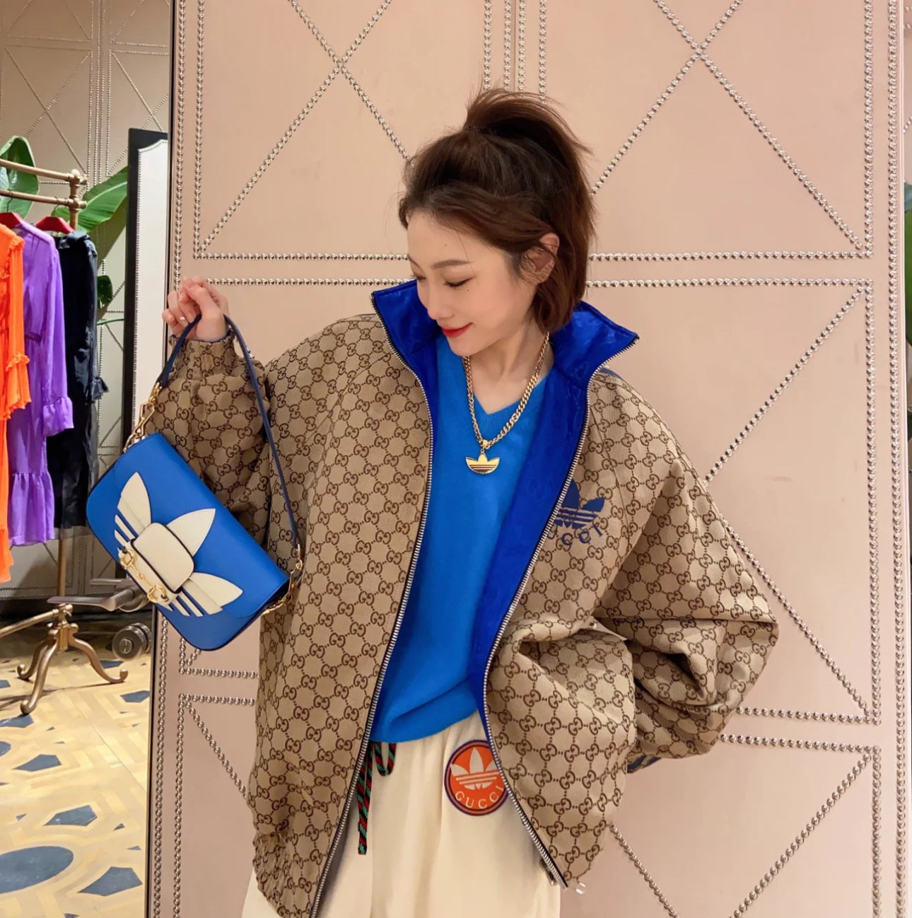 @GuccixAdidas 聯名運動褲/225 🔥下殺🉐11130