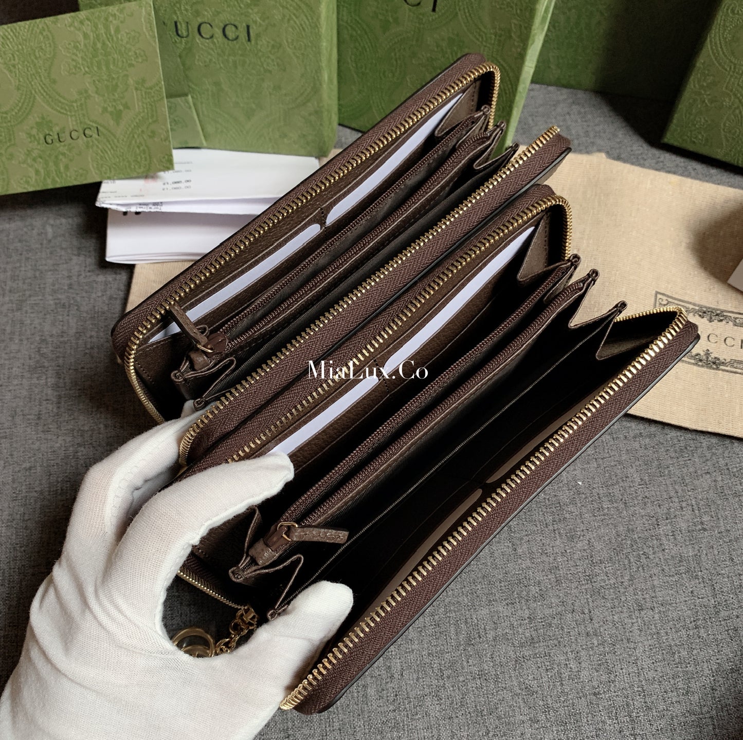 Gucci▪️Ophidia GG Zip 老花拉鍊長夾/540E595 🉐22420🇪🇺