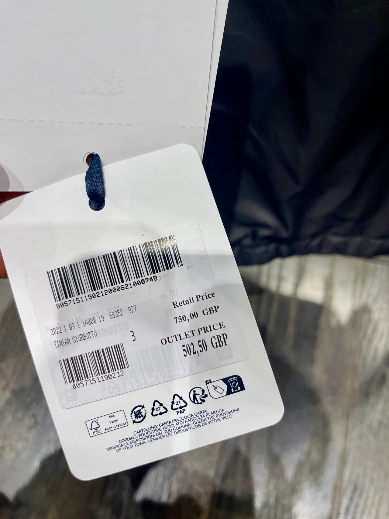 @Moncler 男生款輕薄羽絨外套/502 🔔限時折🉐23590