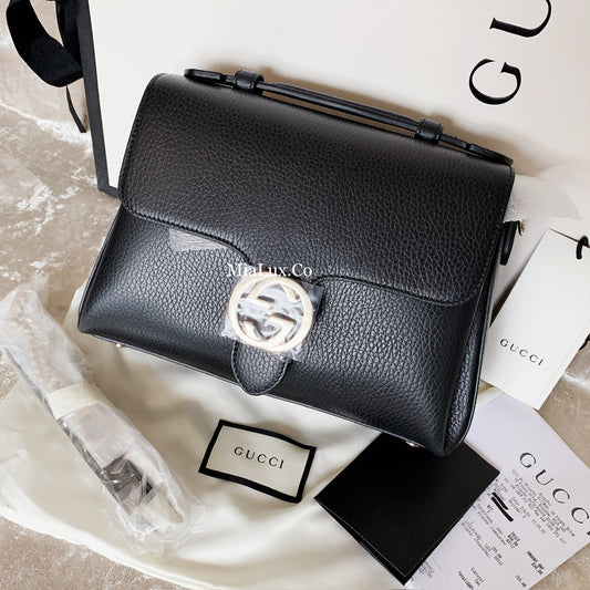 *@Gucci Doctor Bag 手把雙G銀扣醫生包/P860