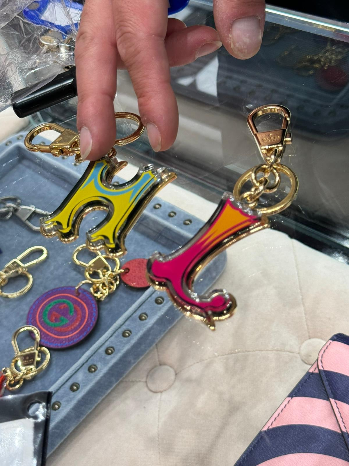 @Gucci Key Chain 字母鑰匙圈/400P140 🔔限時折🉐7100
