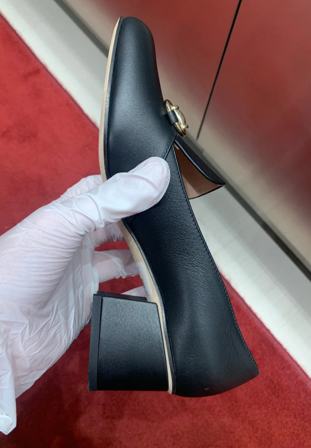 @Gucci 1955 馬銜釦方頭高跟鞋/540P245 🔔限時折🉐12030