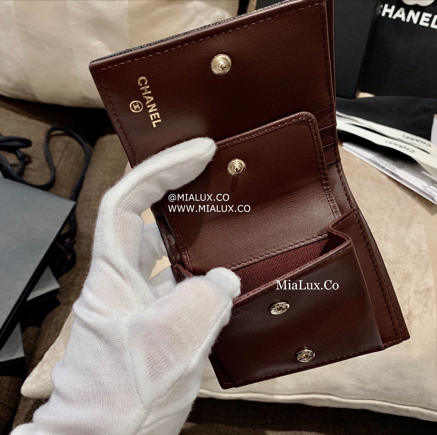 CHANEL▪️CF BI-FOLD 雙開短夾 -