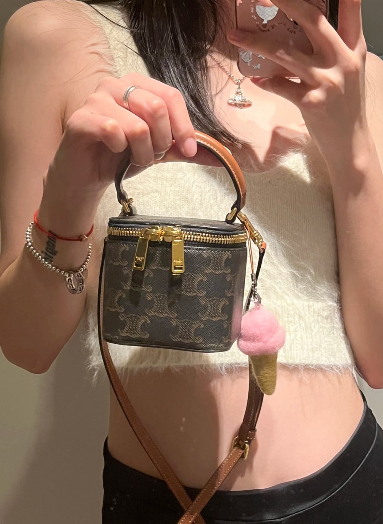Celine▪️VANITY MINI 老花化妝包/870E900 🉐32500🇪🇺