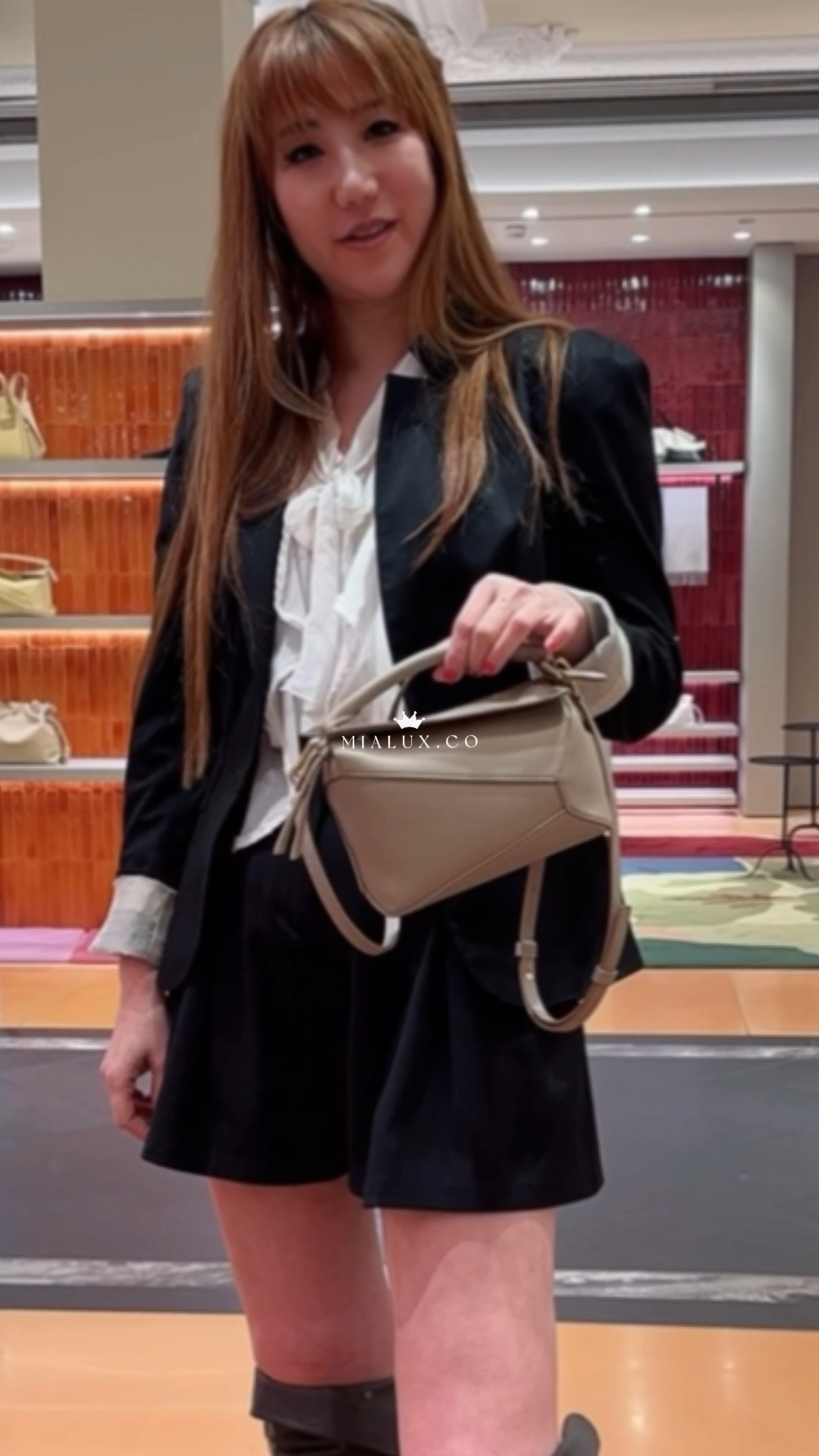 Loewe▪️Puzzle Bag S 小款軟粒面牛皮拼圖包/2550