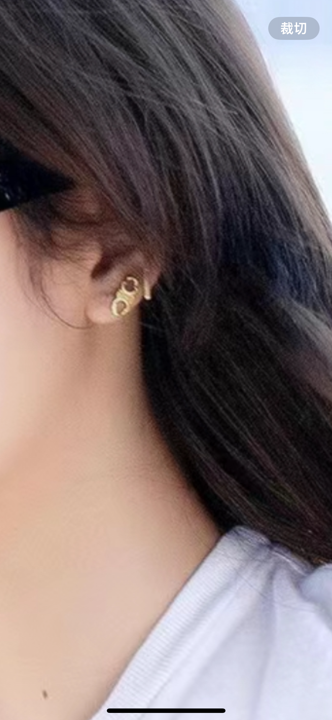 Celine Triomphe Gourmette Studs 金色耳環/345E370 🉐13950🇪🇺