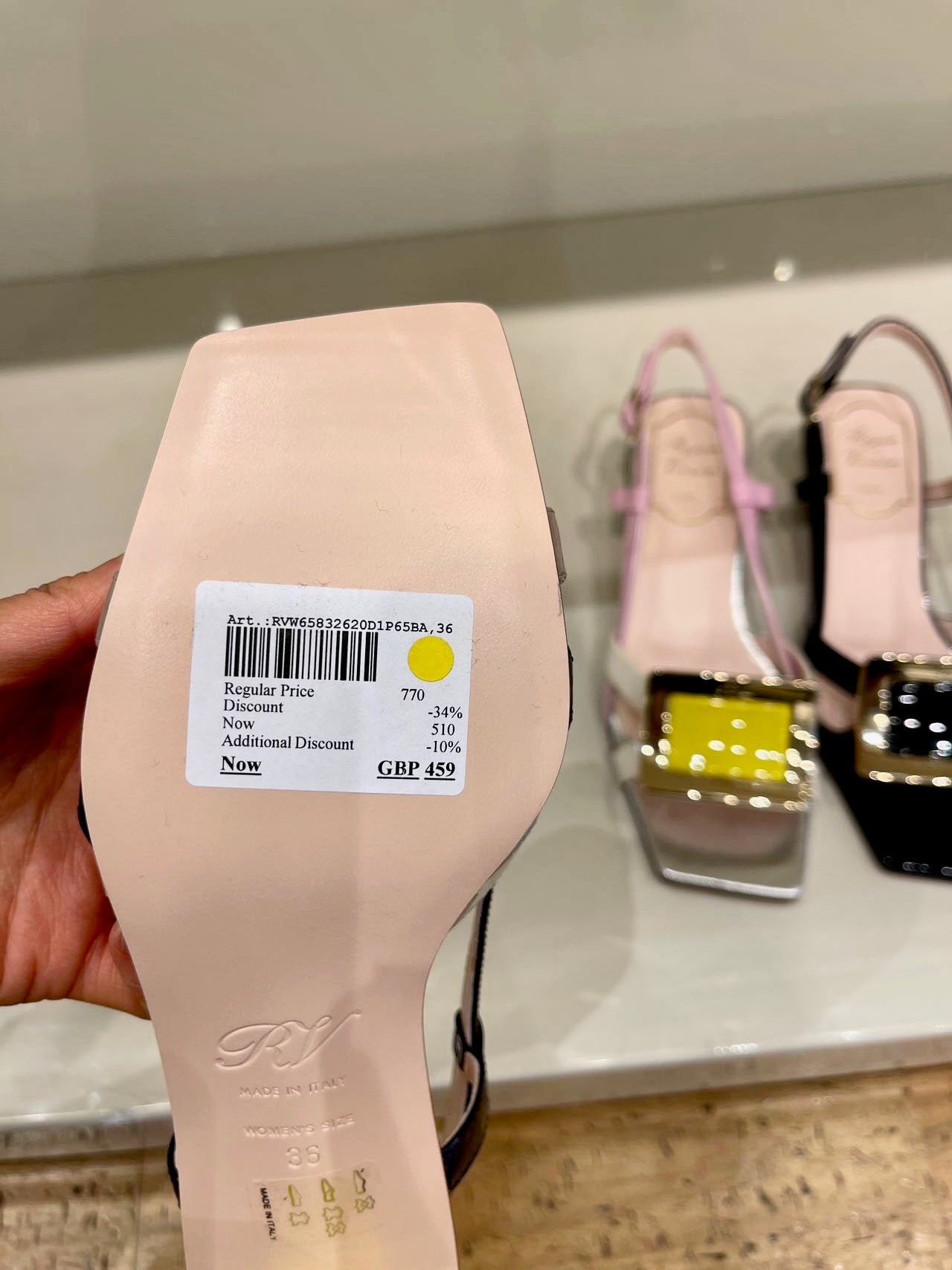 @RV Sandals 金屬釦高跟涼鞋/770P459 🔔限時折🉐21660