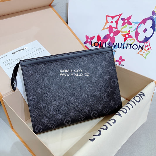 LV Pochette Voyage MM 中款男生款腋下手拿包/735✨🉐31870