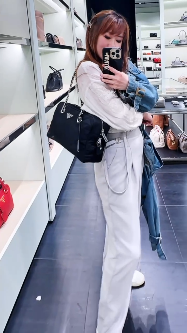 @Prada►Impuntu 大款菱格鏈包/P920🔔限時折🉐42200