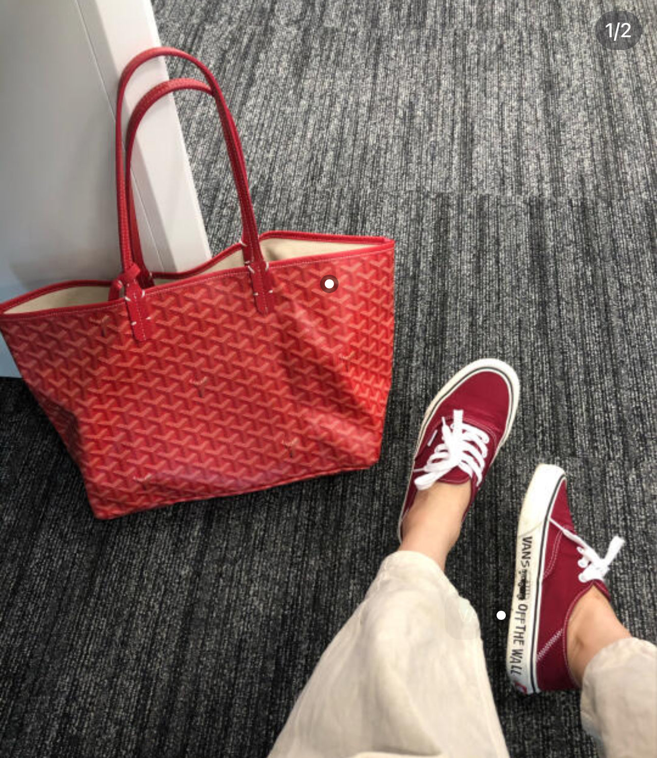 Goyard Saint Louis PM 經典托特包/1270E1450 🍀🉐58150🇬🇧