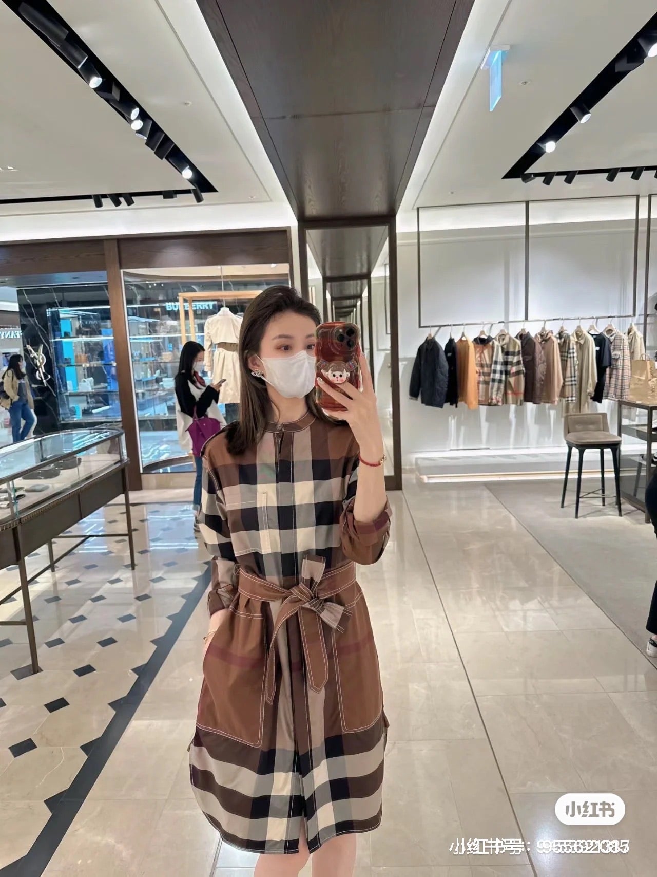 @Burberry Abbie 格紋衣裙/690P350 🔥下殺🉐16550