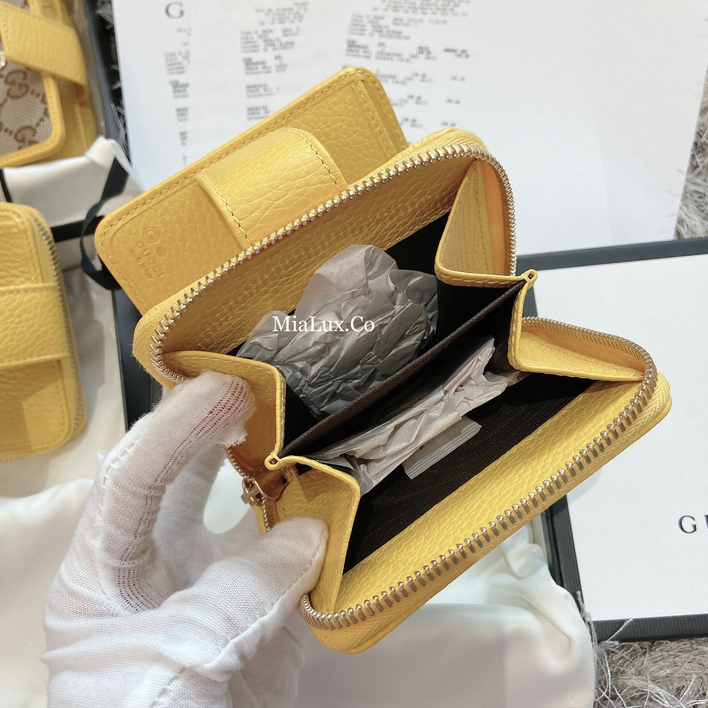 *@Gucci Canvas 織布短夾/440P200 🔔限時折🉐11000