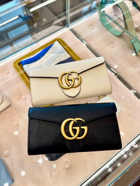 *@Gucci GG Marmont Long W 馬夢長夾/520P355 🔔限時折🉐16980