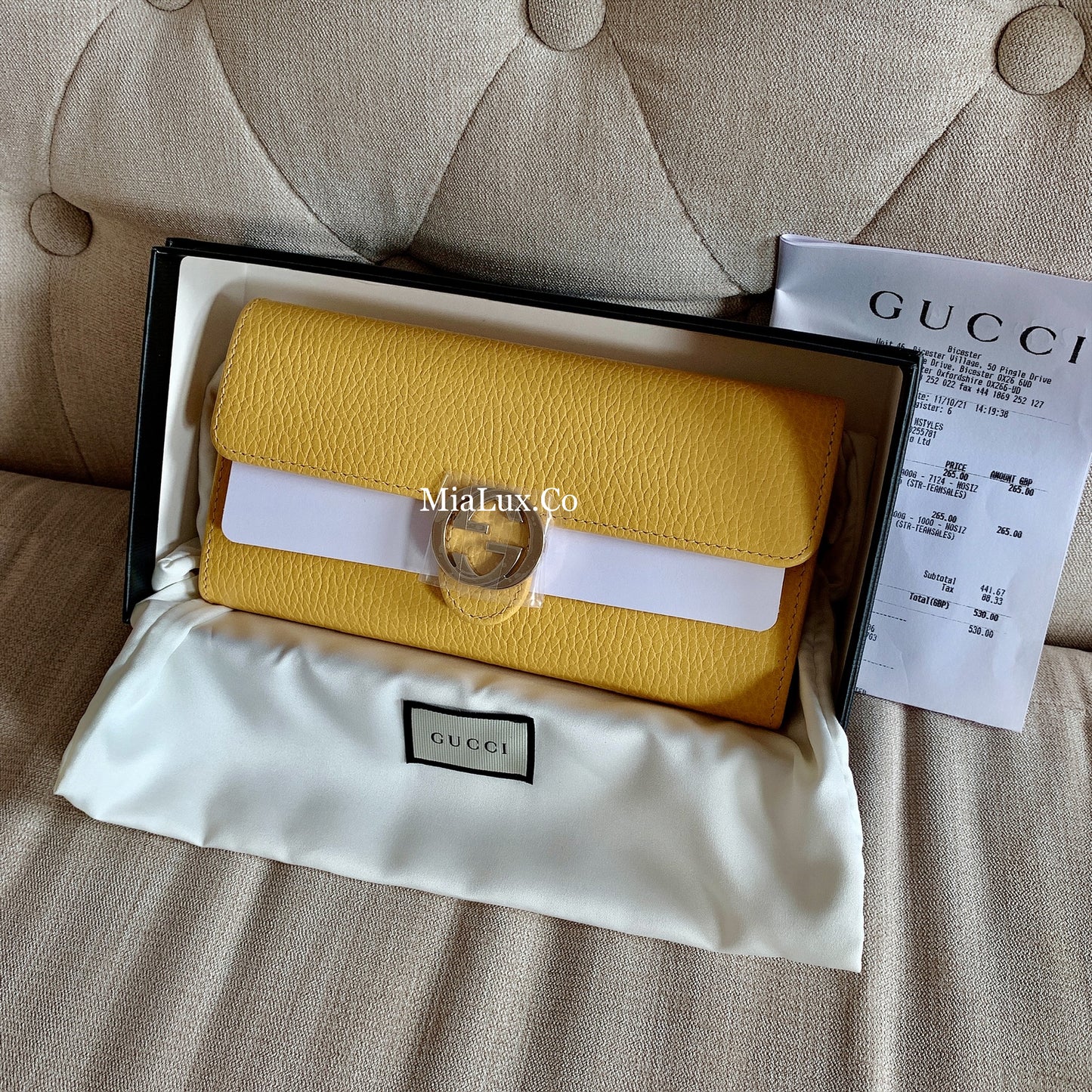 *@Gucci▪️Interlocking 雙G銀扣翻蓋長夾/P270 🔔限時折🉐13150