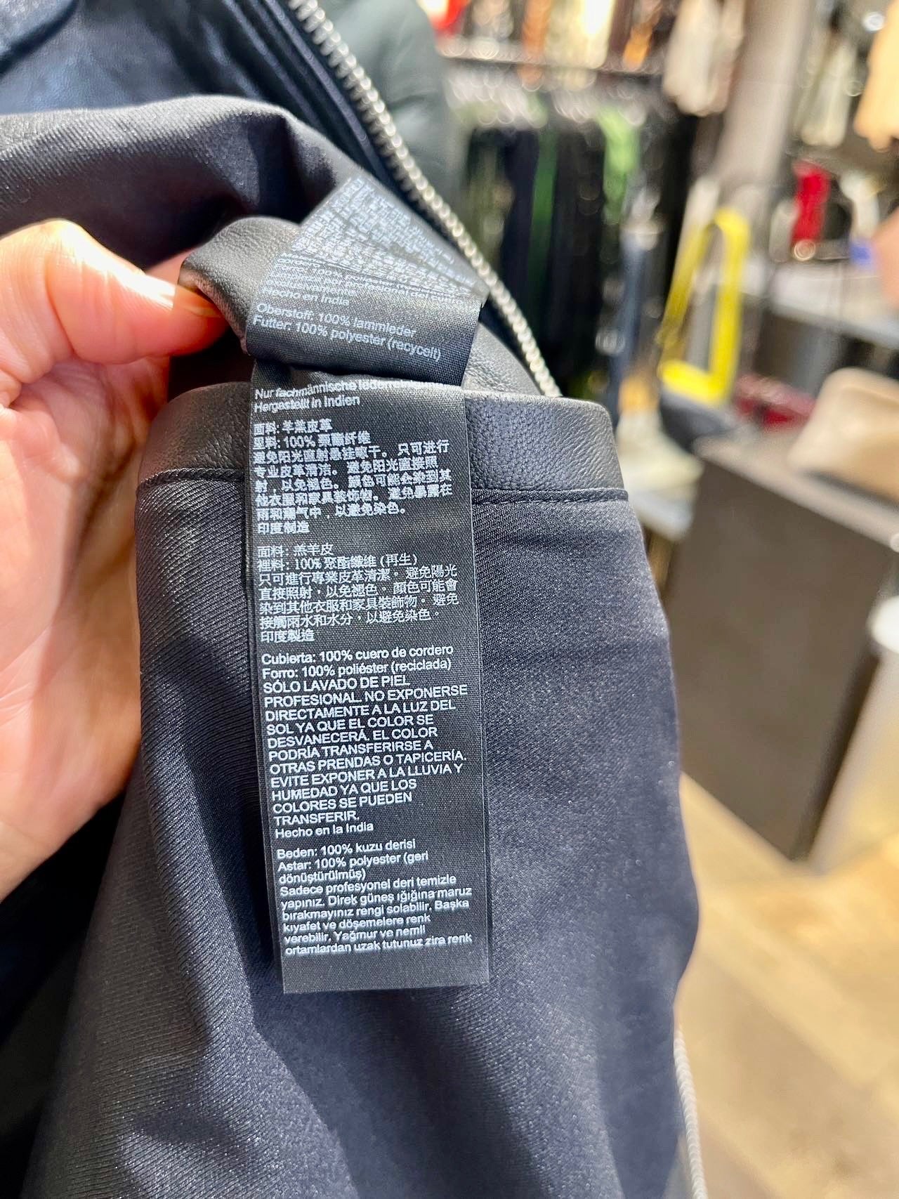 @AllSaints Biker 男生款羊皮外套/259 🔥折上七折🉐9660